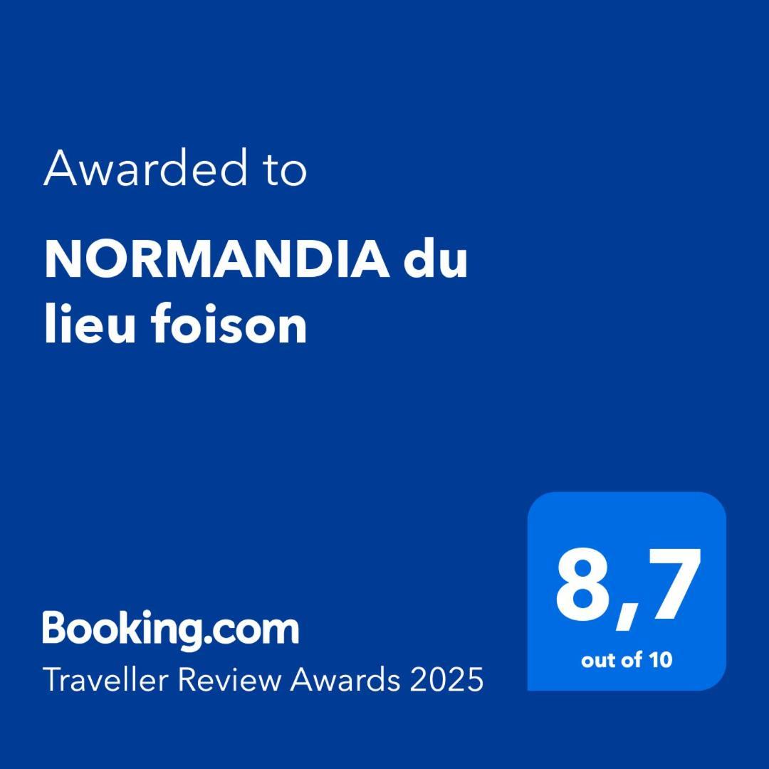 Normandia Du Lieu Foison Villa Nonant Exteriör bild